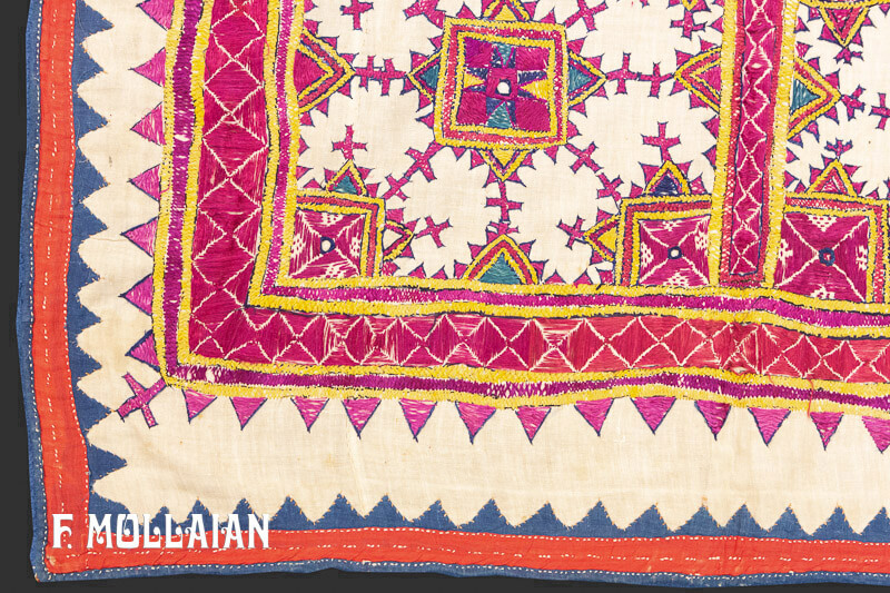 Antique Uzbekistan Embroidery Textile n°:35907988